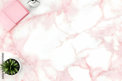 Pink Marble Background Disp...