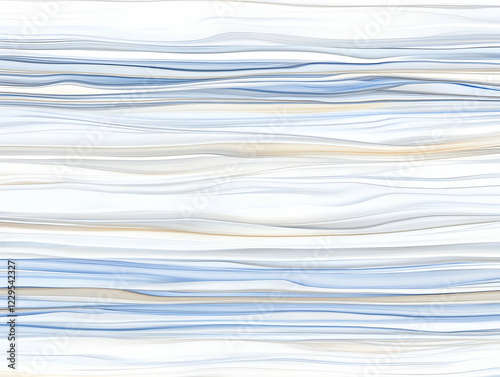 Abstract Blue and Beige Wav...