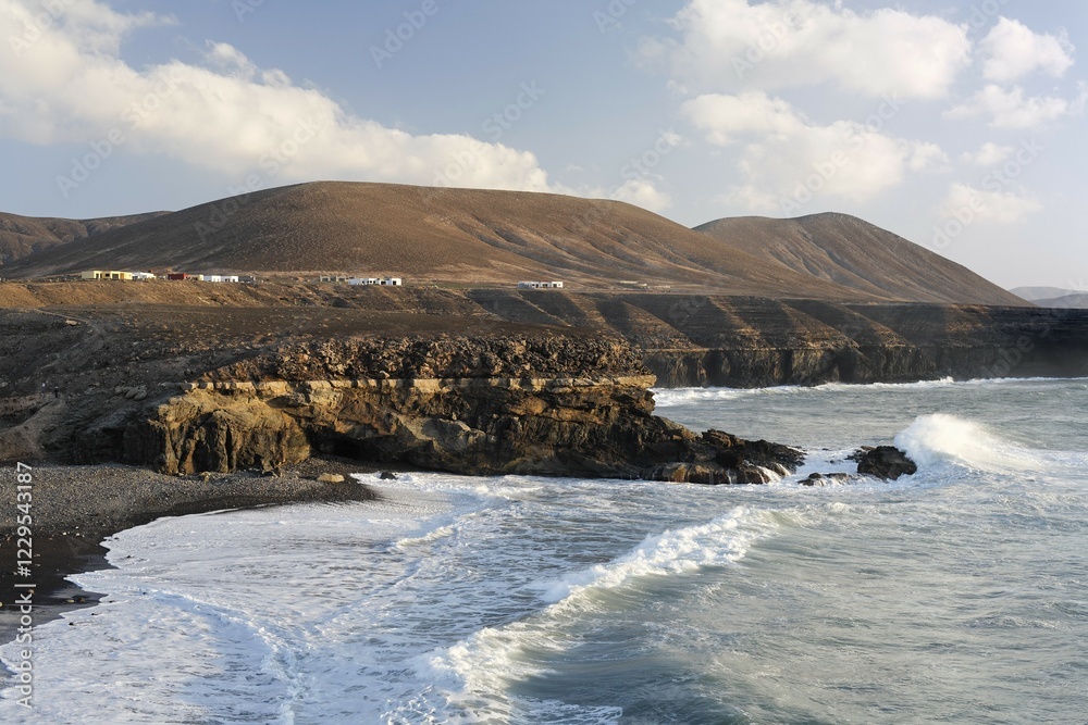 Obraz premium Beach Playa de los Muertos in Ajuy = Puerto de la Pena , Fuerteventura , Canary Islands