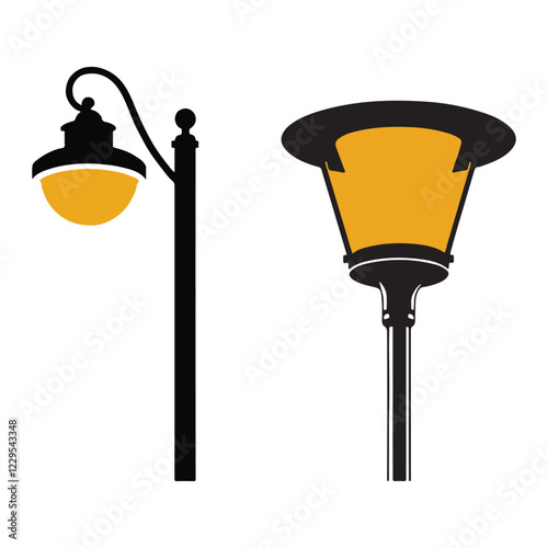 Traffic light icon vector