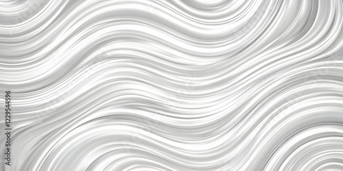 Abstract white and gray wav...