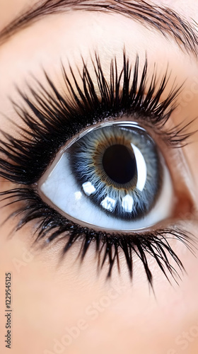 Close-up Photo of a Blue Ey...