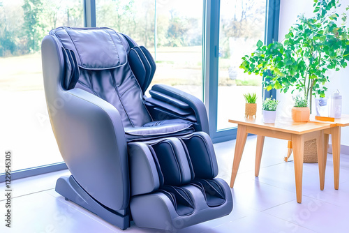 Modern Massage Chair Sits b...