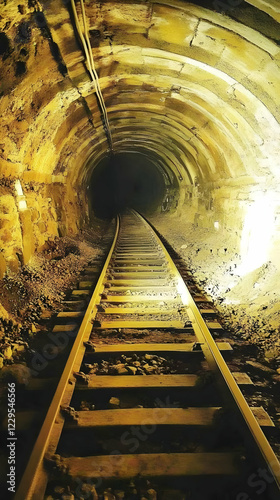Train Tracks Disappear into...