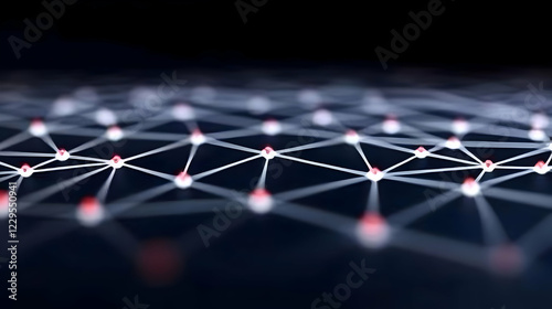 Abstract 3D network connect...
