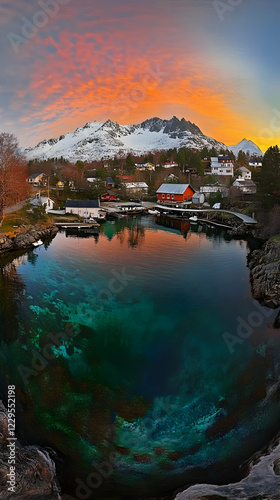 Tranquil Coastal Village Re...