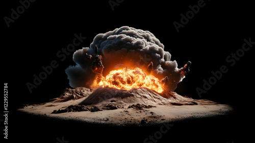 A Fiery Explosion Engulfs a...