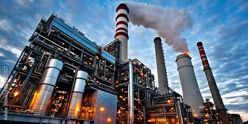 Industrial Power Plant Emit...