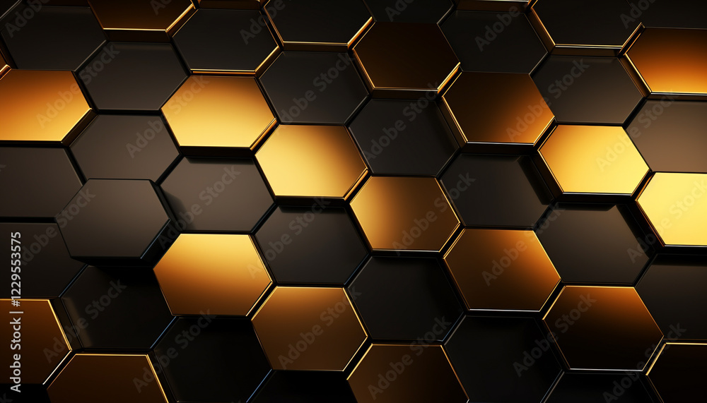 abstract background with hexagons abstract background with hexagons