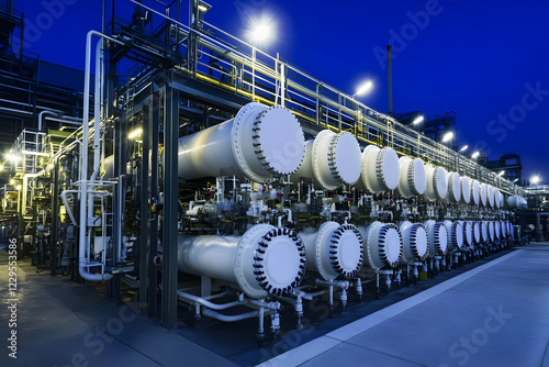 Industrial Plant with Cylin...