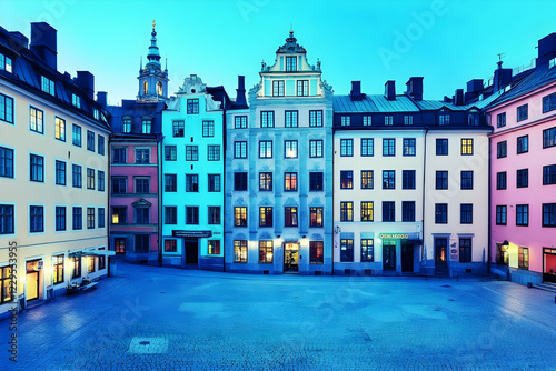 Colorful Buildings Stand Ta...