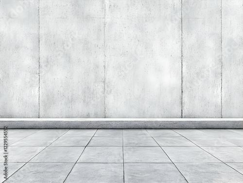 Empty Room with Concrete Wa...