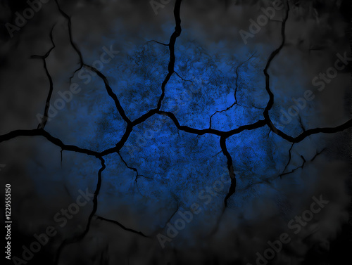 Cracked Surface Reveals a V...