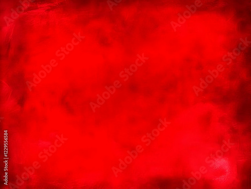 Vivid Red Abstract Backgrou...