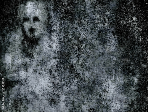 Ghostly Figure Emerges from...