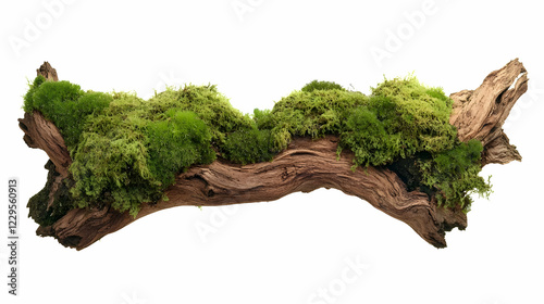 Green Moss Growing on a Wea...