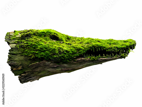 Mossy Log Resembling Crocod...