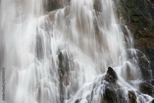 Waterfall in Kals Lesach Tyrol Austria photo