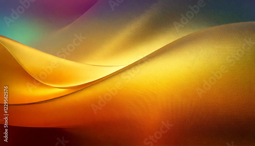 Generated image, Abstract, golden shiny cloth texture

