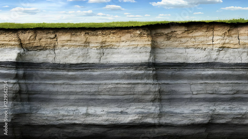 Soil Cross Section Showing ...