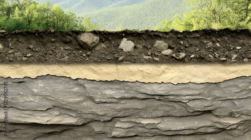 Soil Layers Illustration Sh...