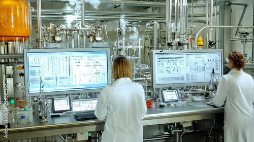 Scientists Monitor Industri...