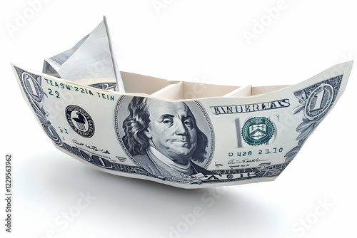Origami Dollar Bill Boat Sa...