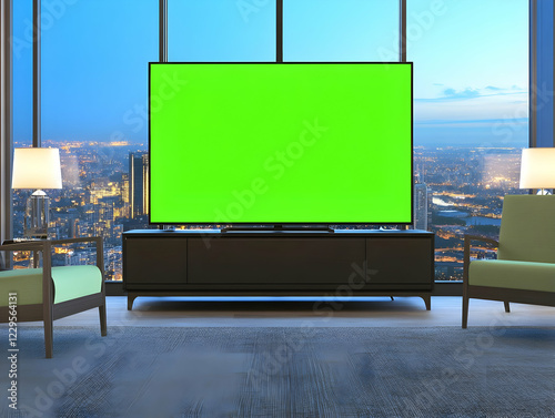Modern Living Room Interior...