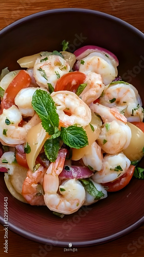Fresh Shrimp Salad with Tom...