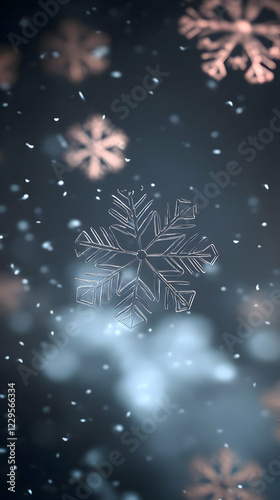 Intricate Snowflake Design ...