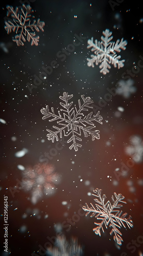 Snowflakes Falling Graceful...