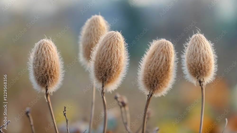 Soft cattail plants against blurred neutral background. Perfect for natural textures, botanical studies, and minimalist nature photography. Soft cattail plants against blurred neutral background. Perfect for natural textures, botanical studies, and minimalist nature photography.
