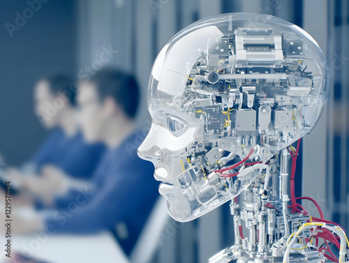 Transparent Robotic Head Sh...