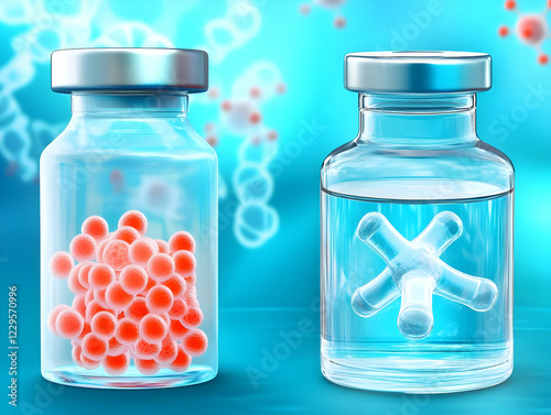 Medical Vials Containing Ce...