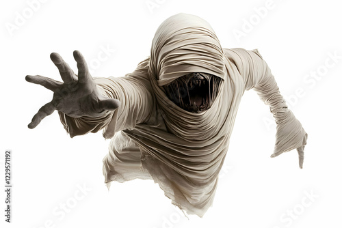 Mummy-like creature reaches...