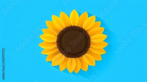 Bright Sunflower Blooms Bea...