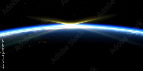 Sunrise illuminates Earth f...
