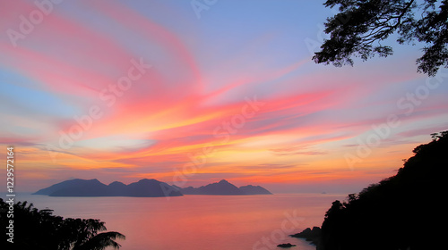 Vivid Sunset Paints the Sky...