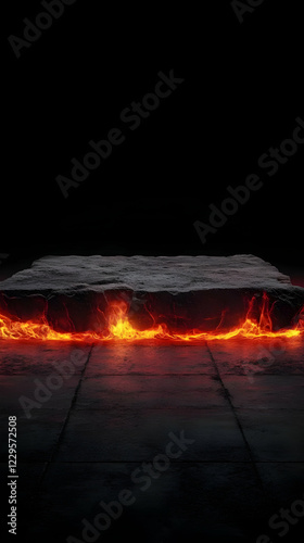 Stone Platform Floats Above...