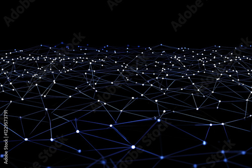 Abstract 3D Network Visuali...