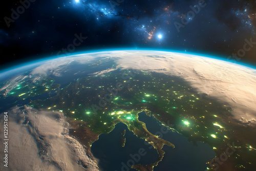 Earth at Night Shows City L...