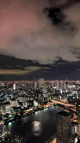 Cityscape at Night: Illumin...