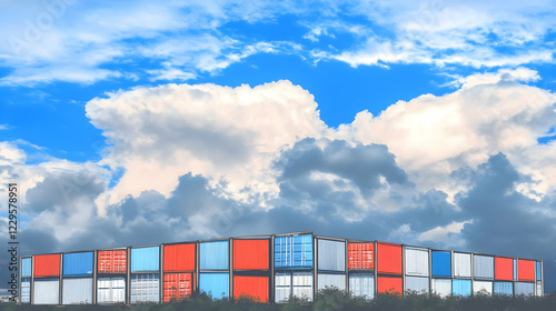 Colorful Shipping Container...