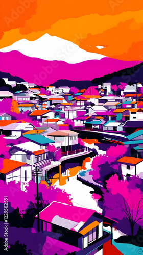 Vibrant Village Nestled Bel...