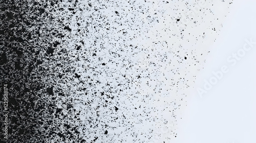 Abstract Black and White Sp...