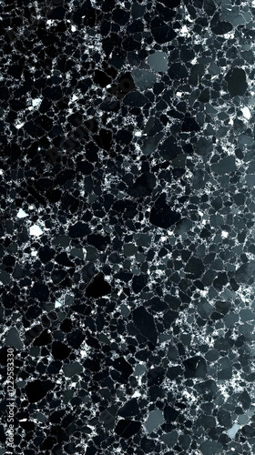 Dark Terrazzo Texture Backg...