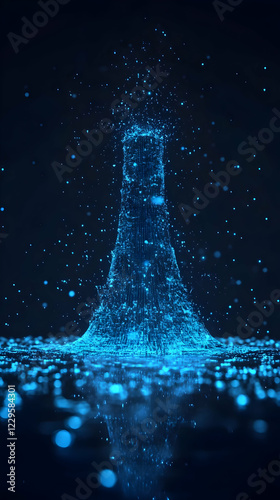 Abstract 3D Illustration of...