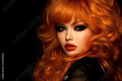 Fiery Redhead with Volumino...