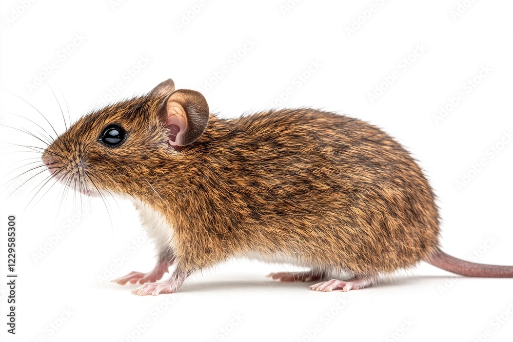 photo of gerbil rodent isolated on white background photo of gerbil rodent isolated on white background
