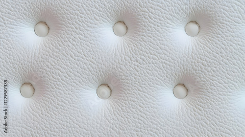 White Leather Upholstery wi...